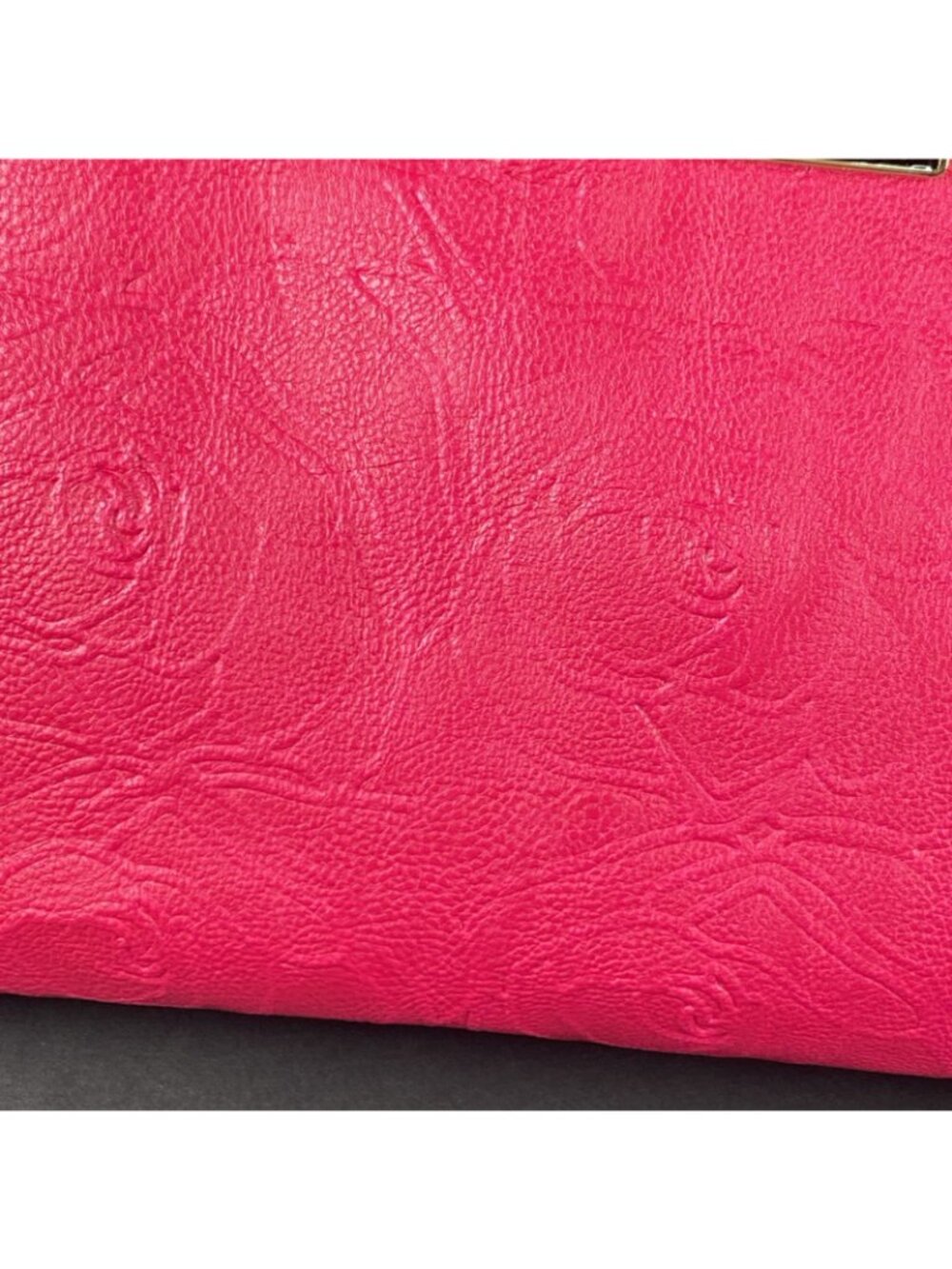 Betsey Johnson NY Large Pink Rose Purse Wristlet Bag NWOT - Picture 9 of 15